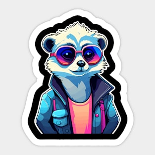 Meerkat Illustration Sticker